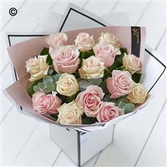 Beautifully Simple Rose Bouquet Pink
