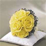 Lemon Rose Bridesmaid Posy