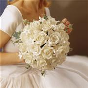 Graceful Rose &amp; Stephanotis Scented Bridesmaid Bouquet