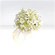 Exotic White Lily Bridal Bouquet