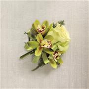 Jade Rose &amp; Orchid Corsage