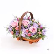 Mixed Basket - Pink and Lilac Basket 