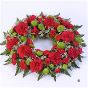 Classic Wreath Red and Green