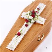 Large Red &amp; White Classic Cross 