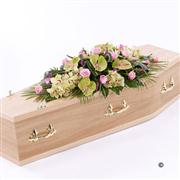 Rose, Orchid and Calla Lily Casket Spray