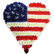 HC 04 USA Flag Heart