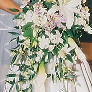Golden Lilies Bridal Bouquet
