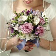 Powder Bridal Bouquet