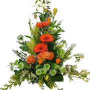 Green &amp; Orange Pedestal