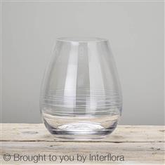 Clear Teardrop Vase