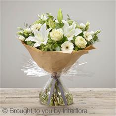 White Radiance Sympathy Hand-tied