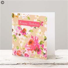 Happy Birthday Greetings Card