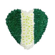 HC17 - NIGERIAN FLAG HEART